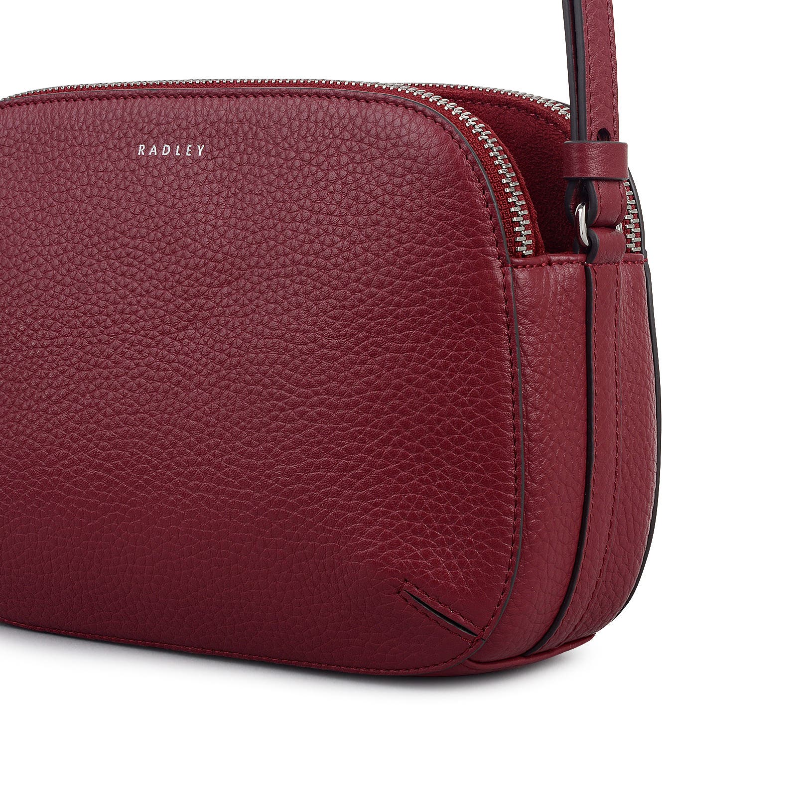 Dukes Place Medium Ziptop Crossbody Bag, Alternate, color, Carmine