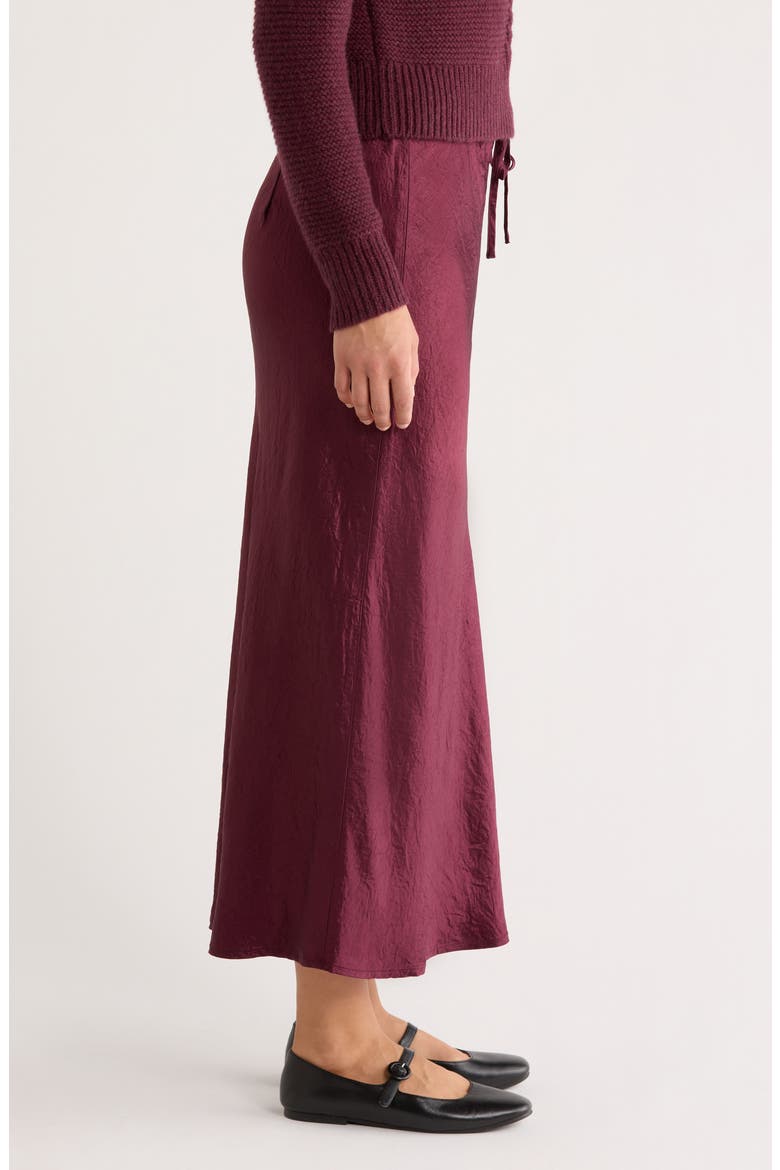 Gabriella Crinkle Slip Skirt, Alternate, color, FIG