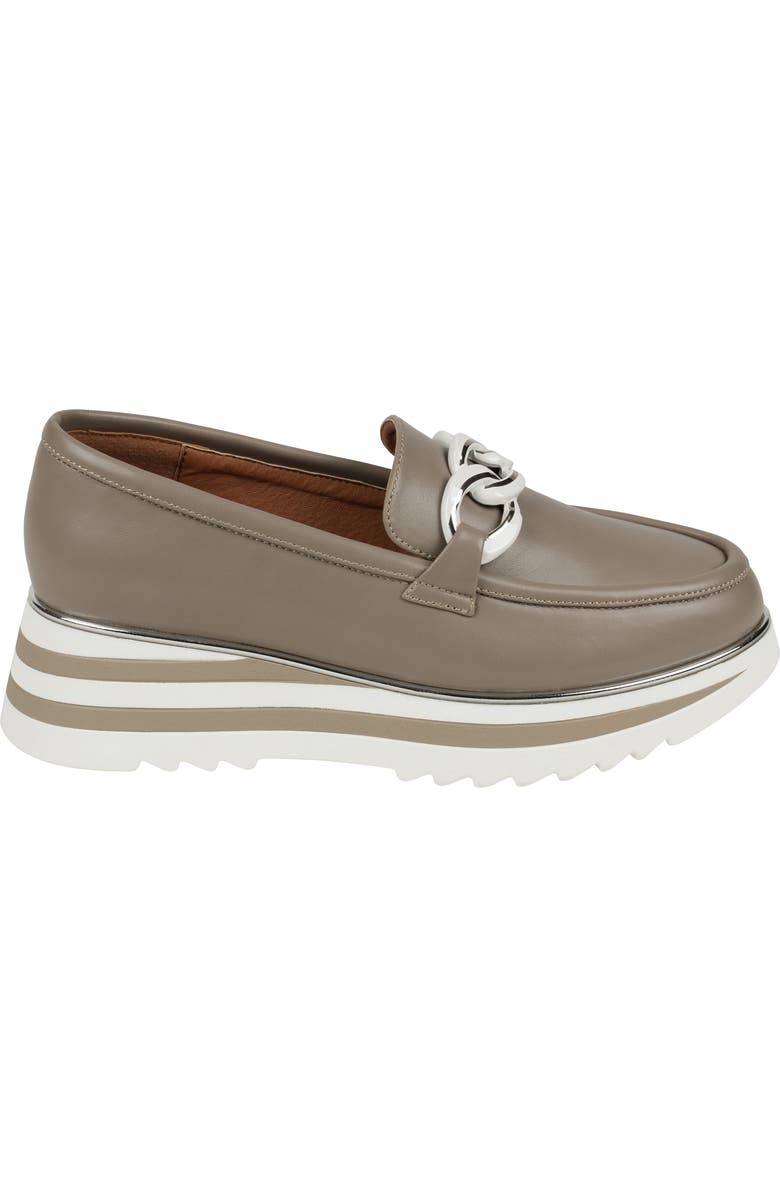 GOOD CHOICE NEW YORK Geneva Platform Loafer, Alternate, color, Taupe
