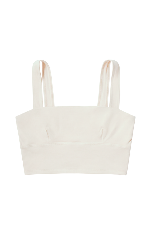 Proclaim Organic Cotton Square Neck Bralette In Animal Print