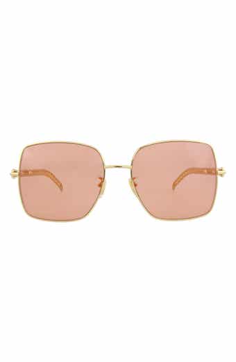 61mm Square Sunglasses