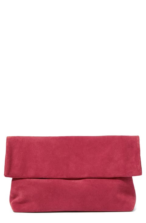 Suede Clutch