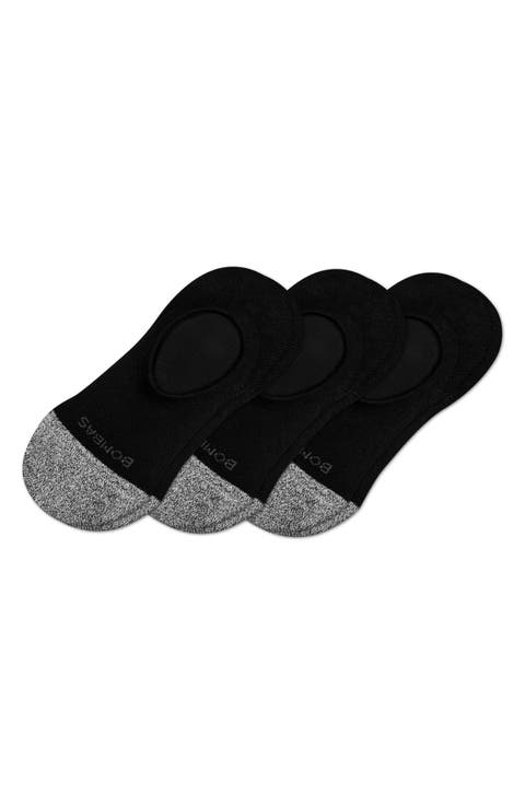 3-Pack Cushioned No-Show Socks
