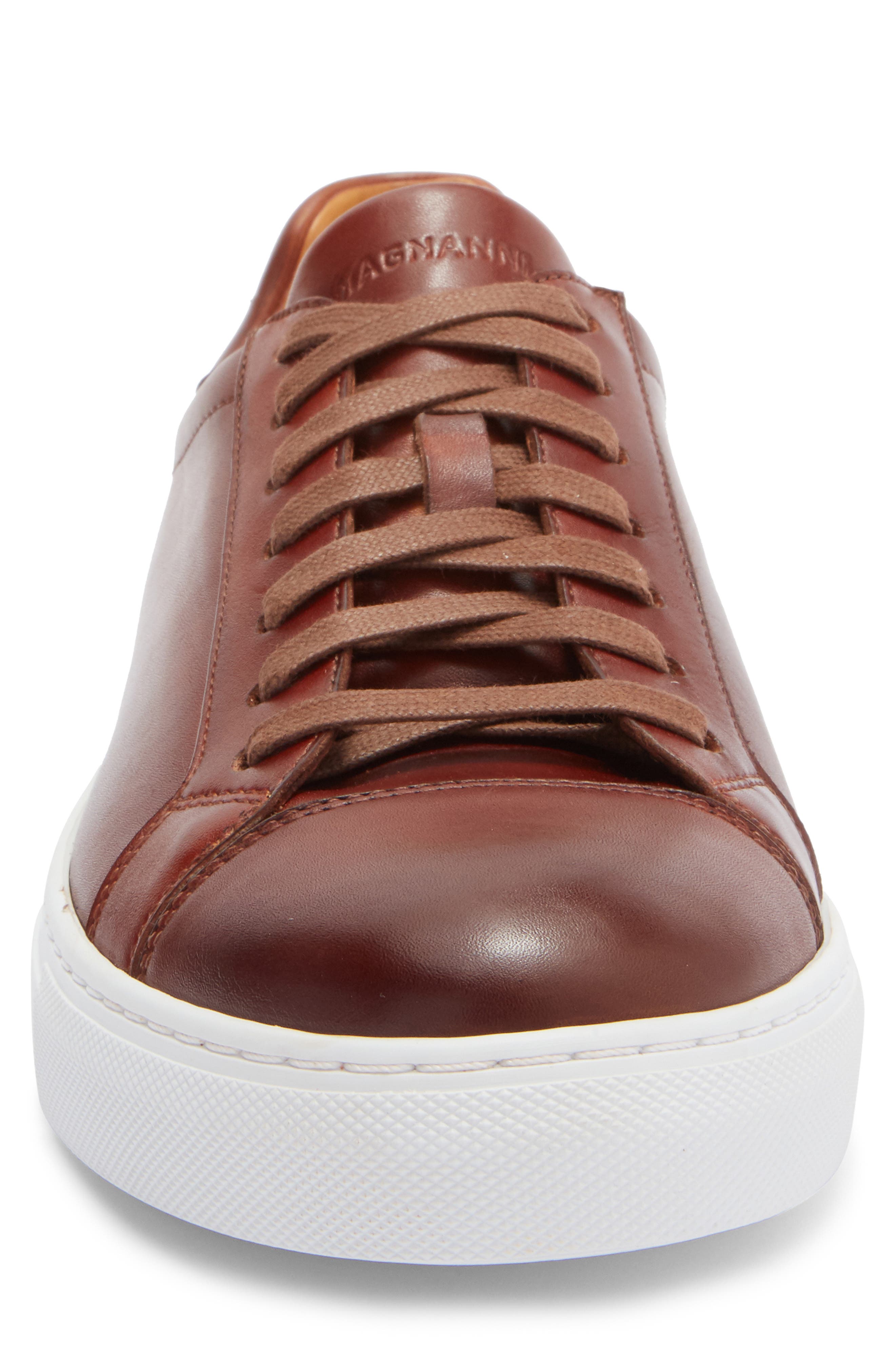 Magnanni Cuervo II Sneaker, Alternate, color, Cognac