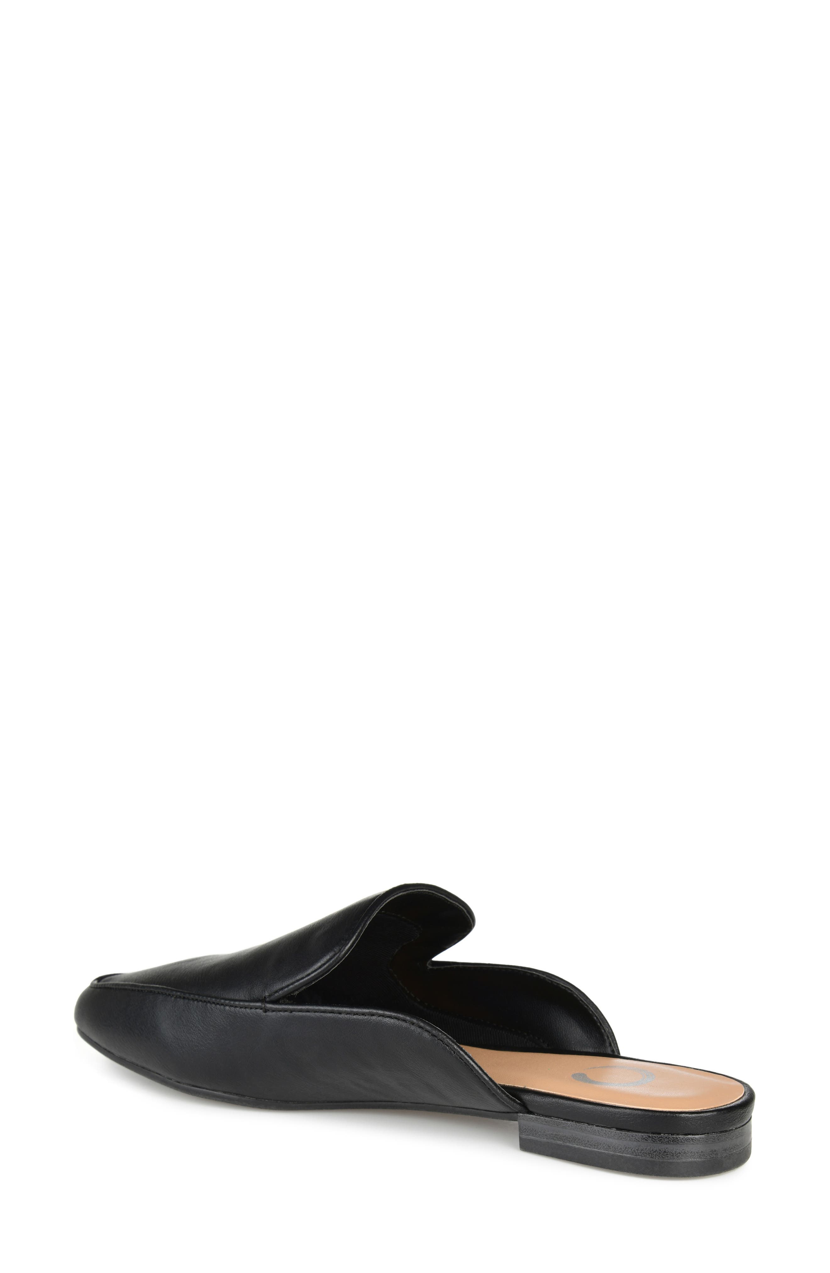 Journee Collection Akza Loafer Mule - Wide Width, Alternate, color, Black