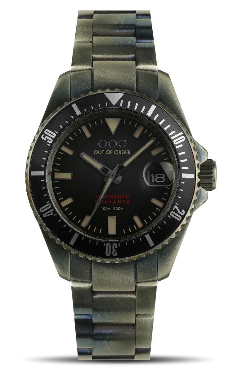 OUT OF ORDER Quaranta Bracelet Watch, 40mm, Main, color, Sand