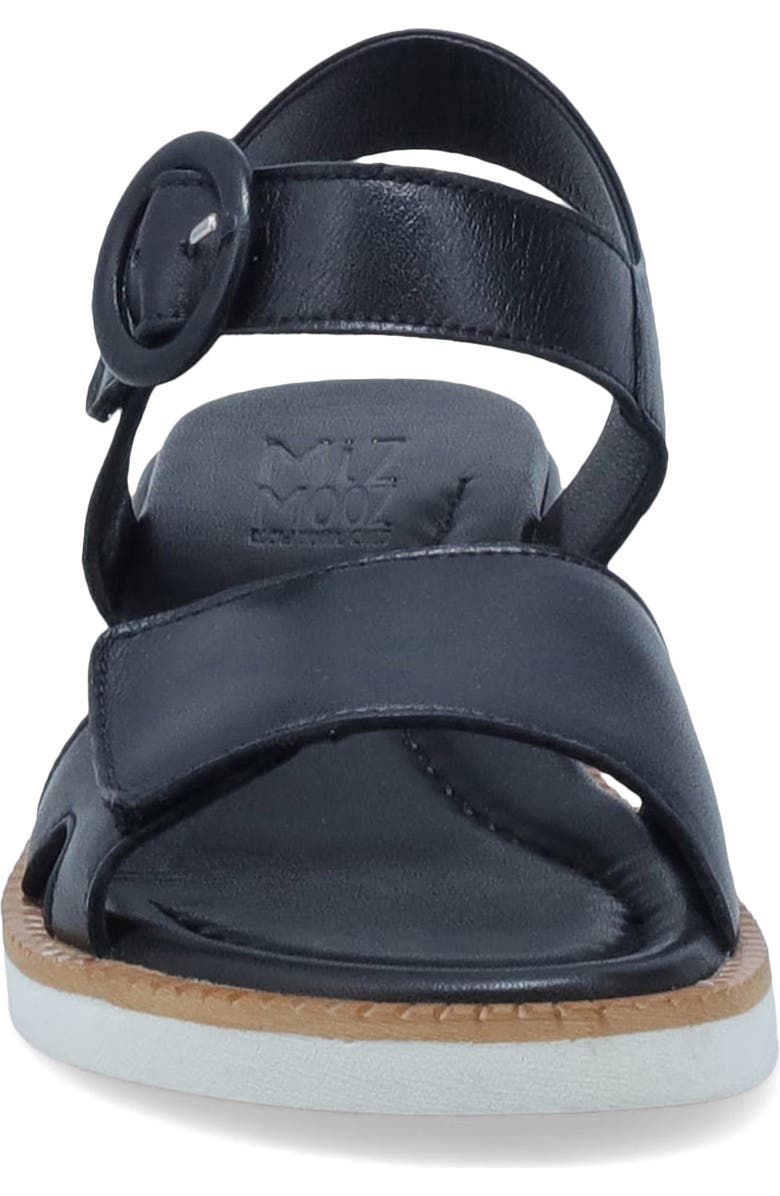 Miz Mooz Eva Ankle Strap Platform Wedge Sandal, Alternate, color, Black