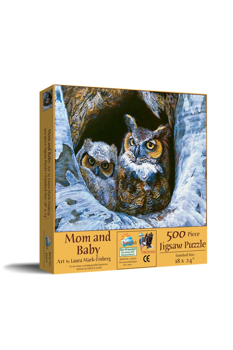 Mom and Baby 500 piece Jigsaw Puzzle for Adults, Main, color, Multicolor