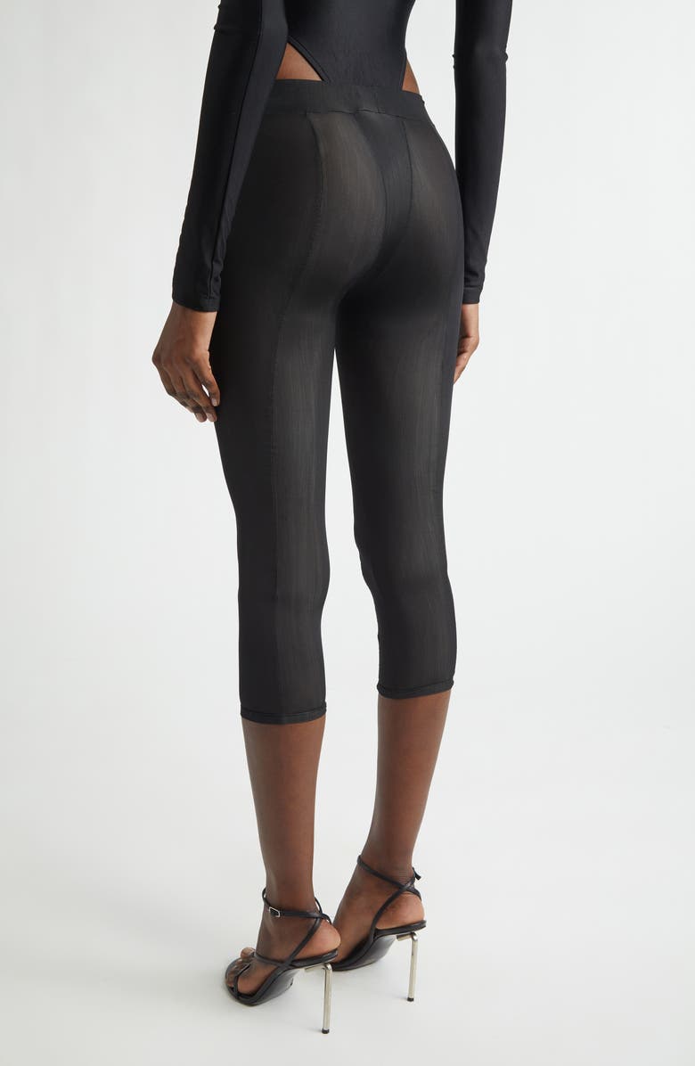 LaQuan Smith Solid Capris, Alternate, color, Black