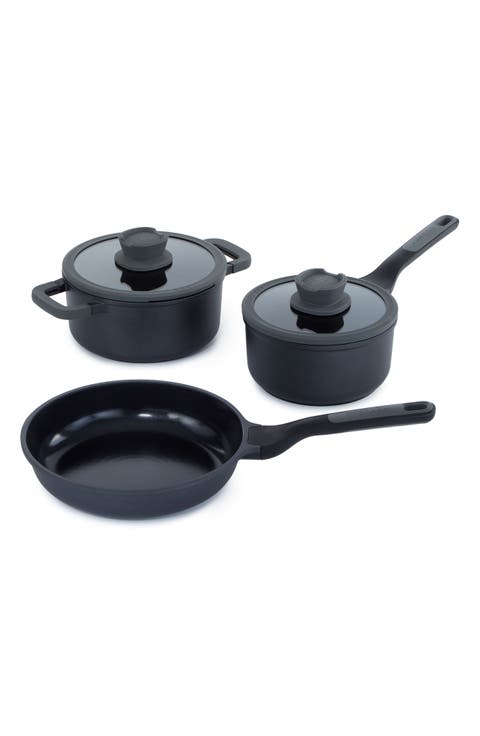 Leo Stone+ 5-Piece Specialty Pan Set