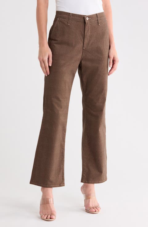 Kinsley Plaid Bootcut Jeans