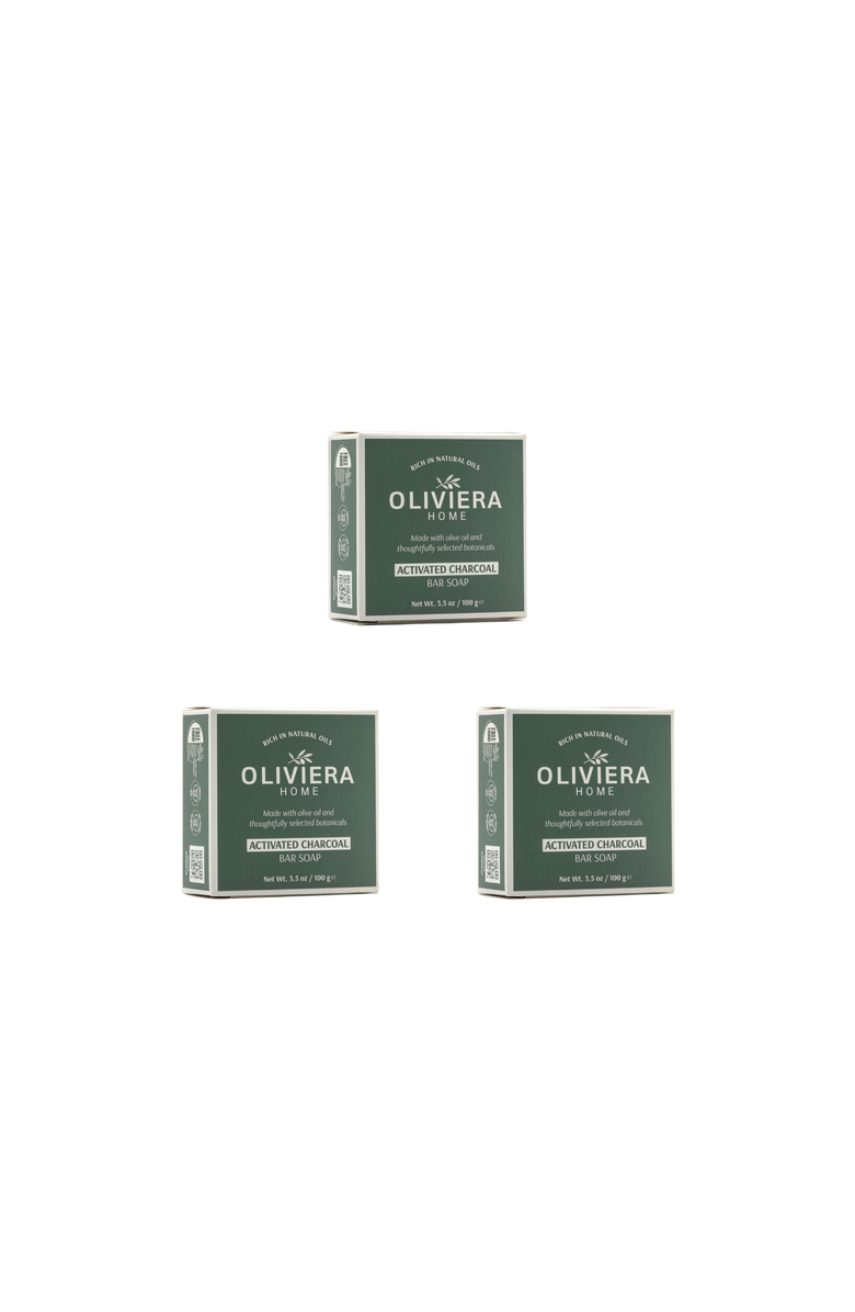 81043492 Activated Charcoal Bar Soap Trio, Alternate, color, Charcoal