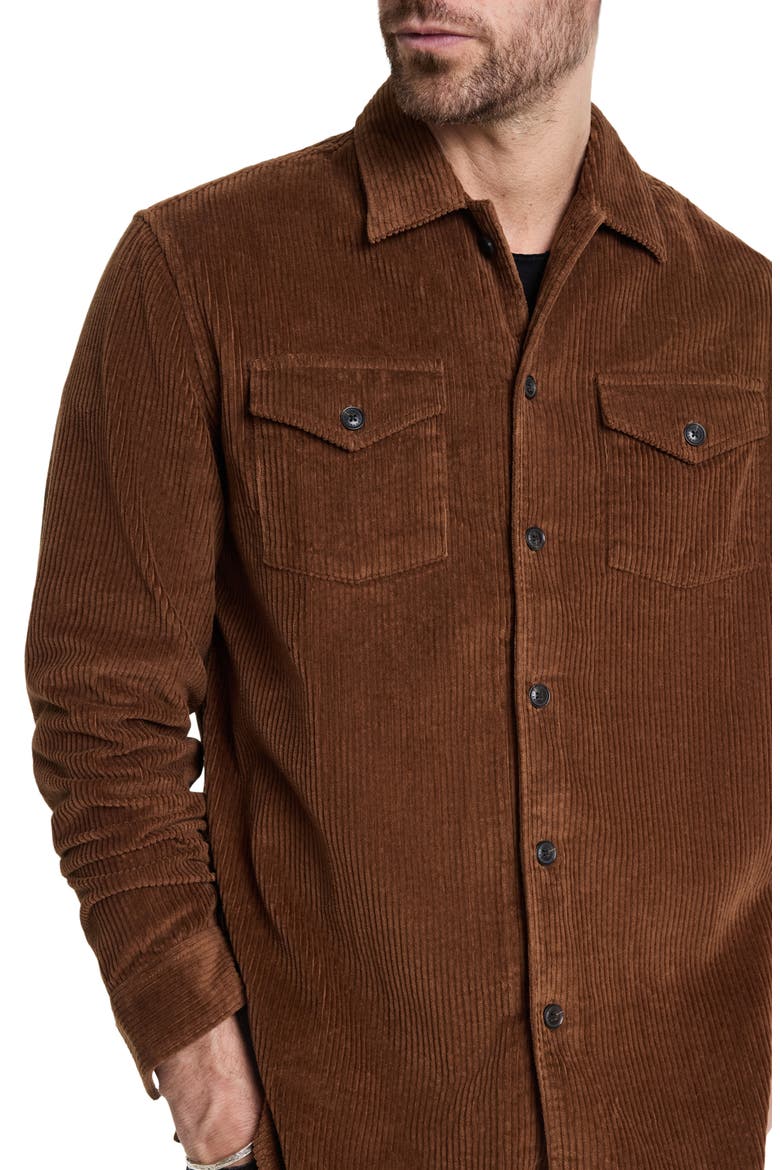 Bauer Corduroy Overshirt, Alternate, color, CHAMOIS