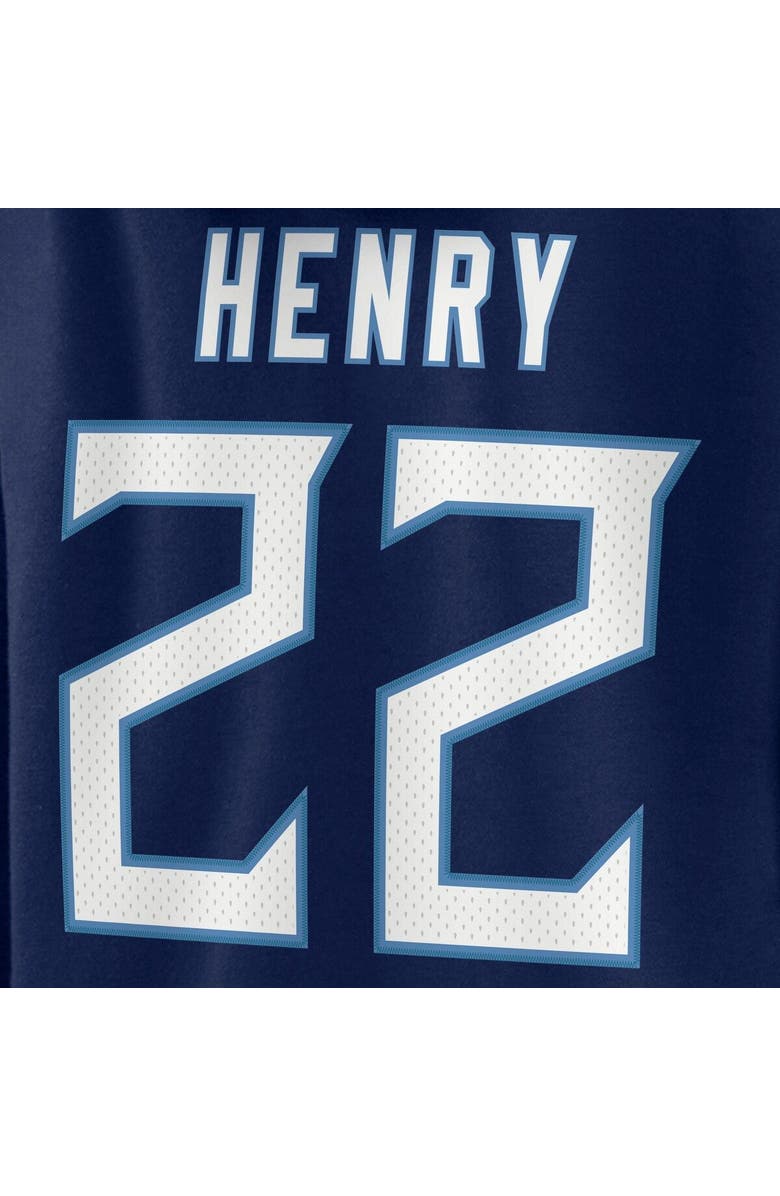 FANATICS Women's Fanatics Branded Derrick Henry Navy Tennessee Titans Player Icon Name & Number Pullover Hoodie, Alternate, color, Navy