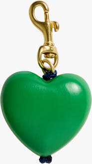 Clare V. Grande Heart Key Fob
