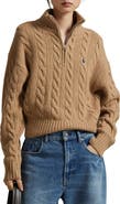 Polo Ralph Lauren Wool & Cashmere Half Zip Pullover