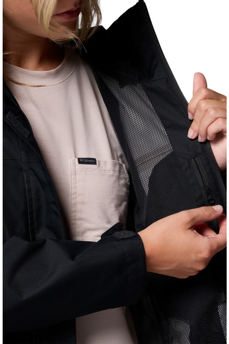 Hikebound II Long Waterproof Jacket, Alternate, color, BLACK