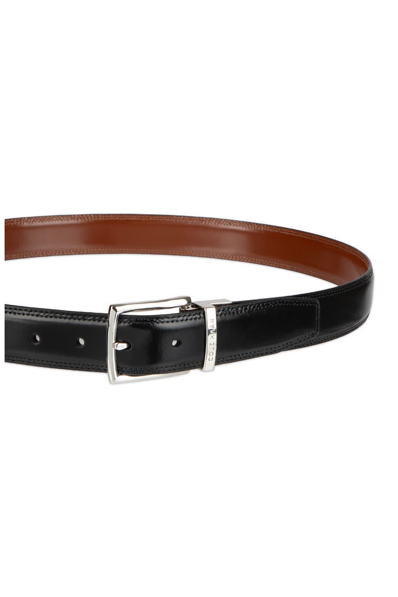 Reversible Leather Belt, Alternate, color, BLACK/ BRITISH TAN