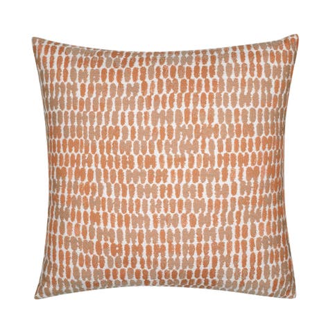 Thumbprint Indoor & Outdoor Woven Accent Pillow
