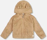 Deux par Deux Faux Fur Hooded Jacket