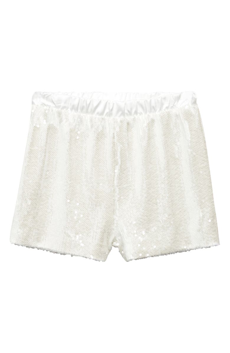 MANGO Sequin Shorts, Alternate, color,