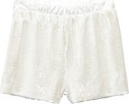 MANGO Sequin Shorts