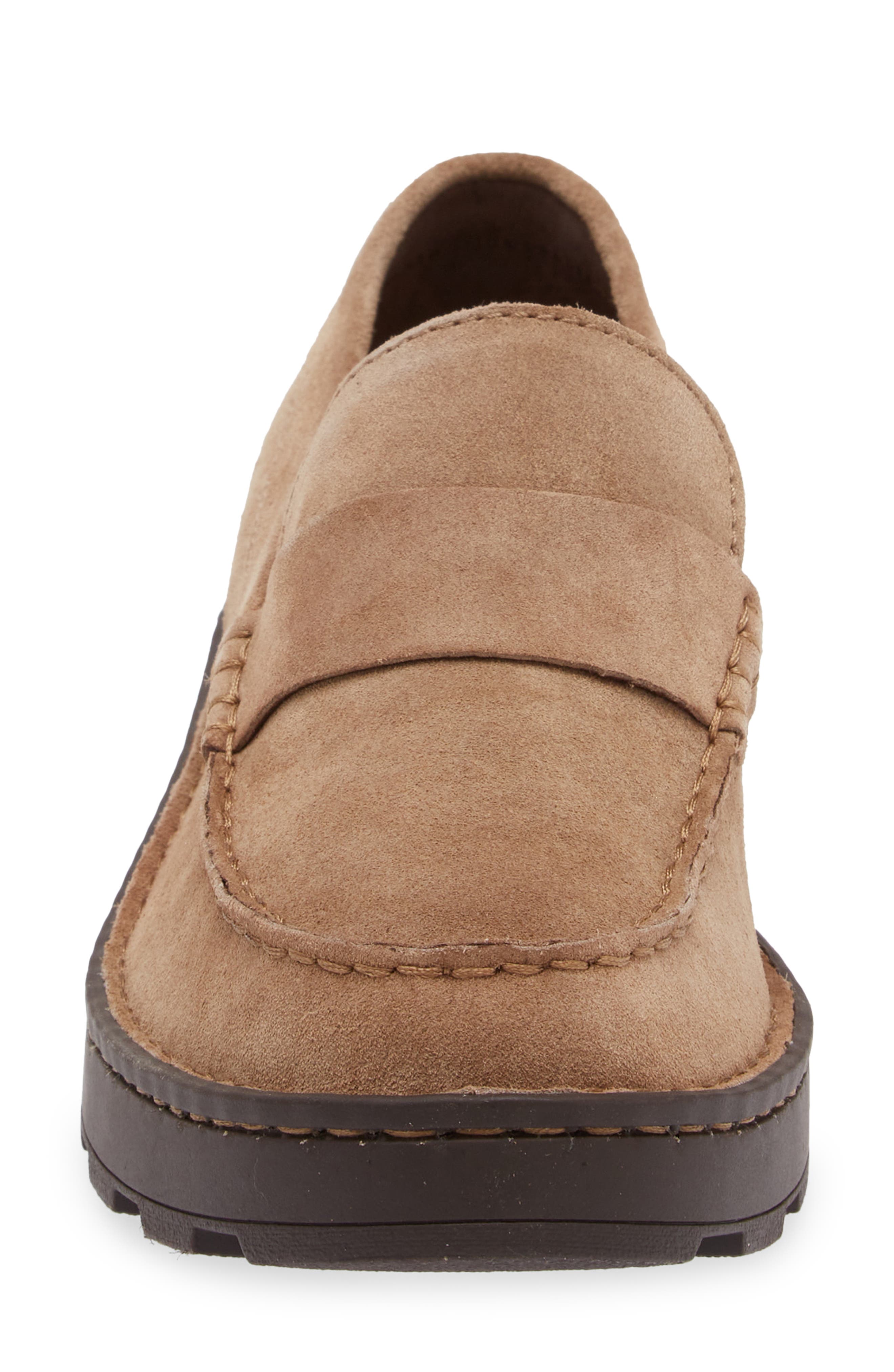 Børn Celeste Lug Loafer, Alternate, color, Taupe Suede