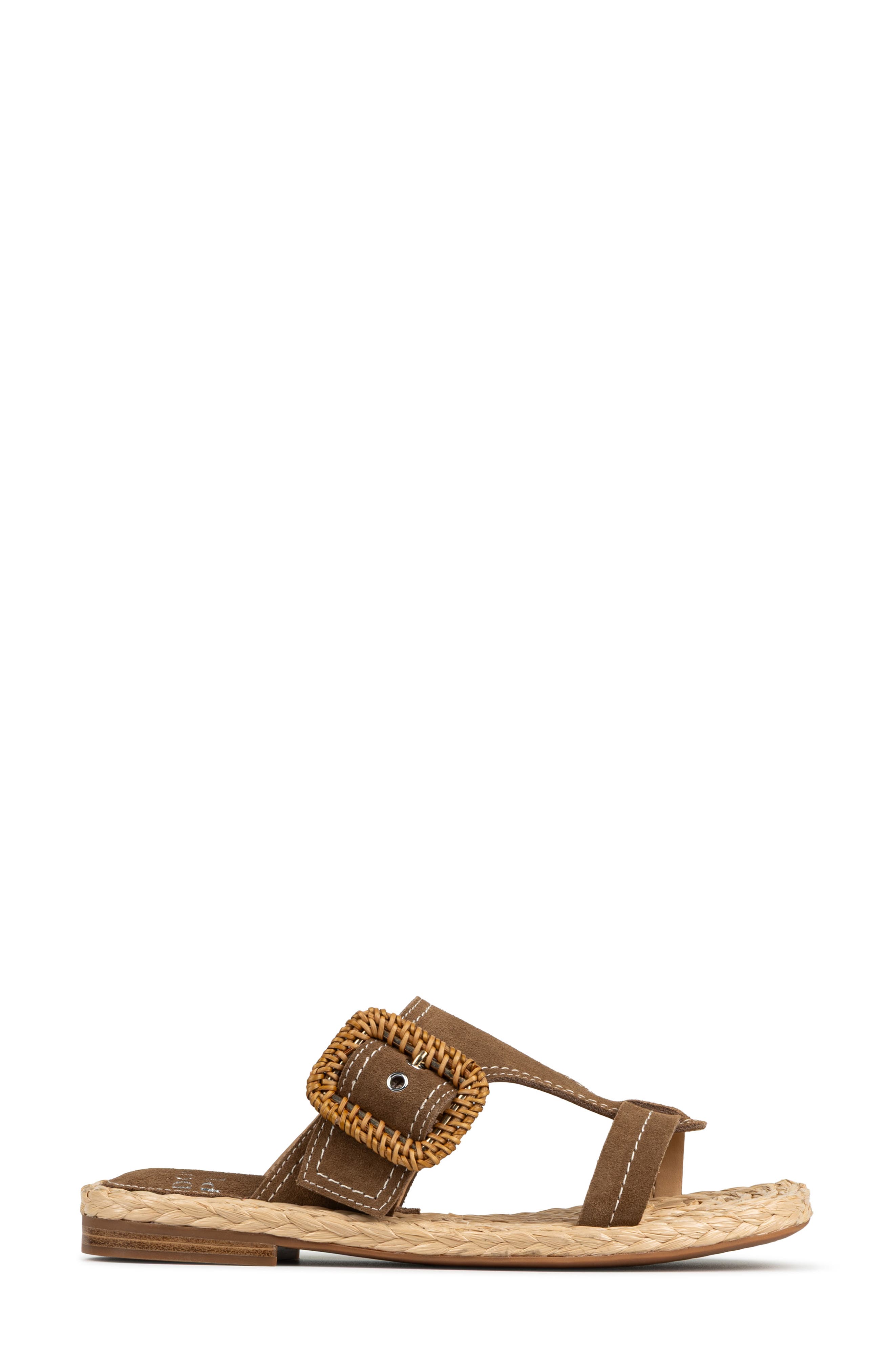 Donald Pliner <p>Hilari Leather Slide Sandal (Women)</p>, Alternate, color, Saddle