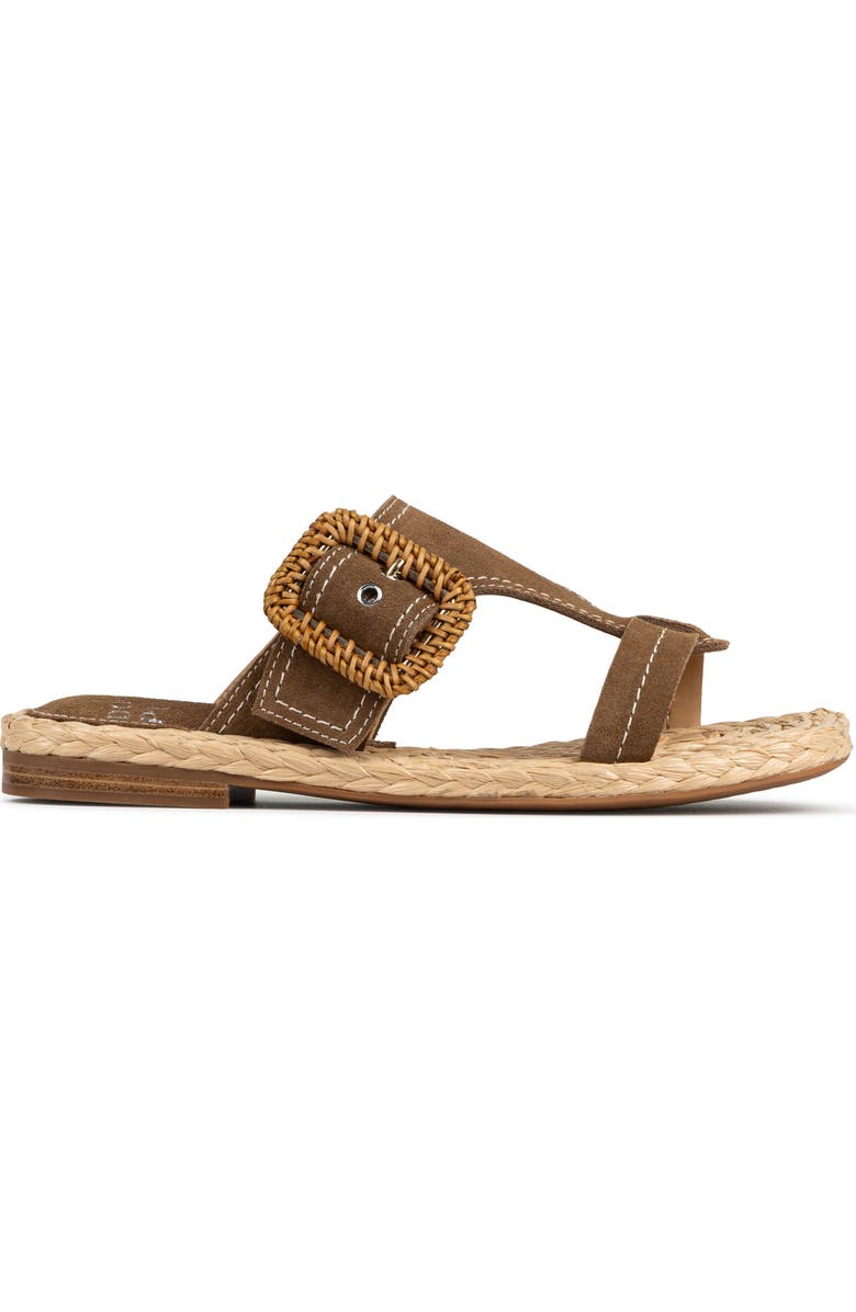 Donald Pliner <p>Hilari Leather Slide Sandal (Women)</p>, Alternate, color, Saddle