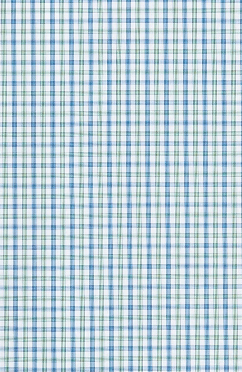 Cutter & Buck Soar Classic Fit Mini Check Button-Down Performance Shirt, Alternate, color, 