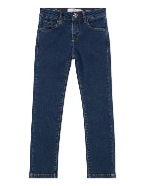 Denim Regular Fit Trousers Girl