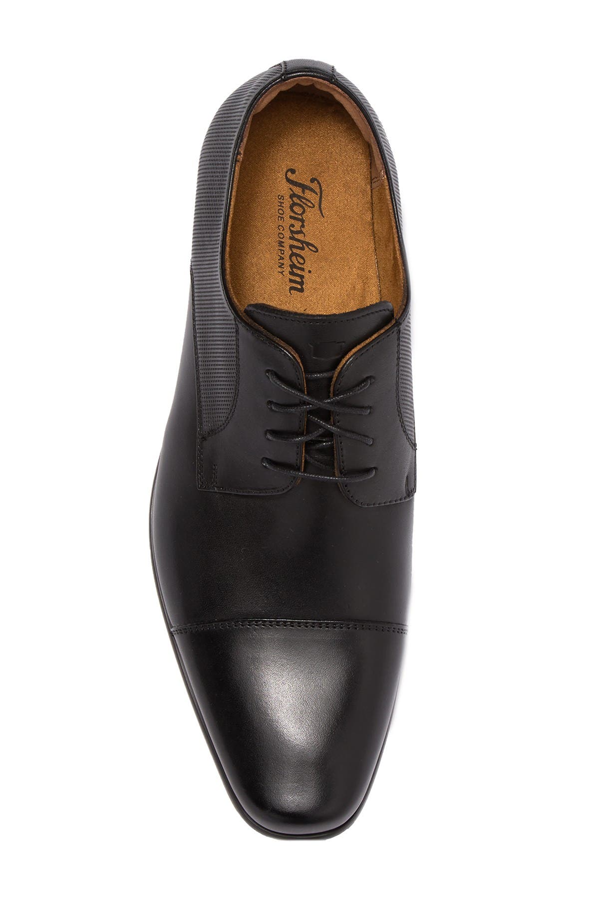 Florsheim Scottsdale Cap Toe Leather Derby - Wide Width Available, Alternate, color, Black