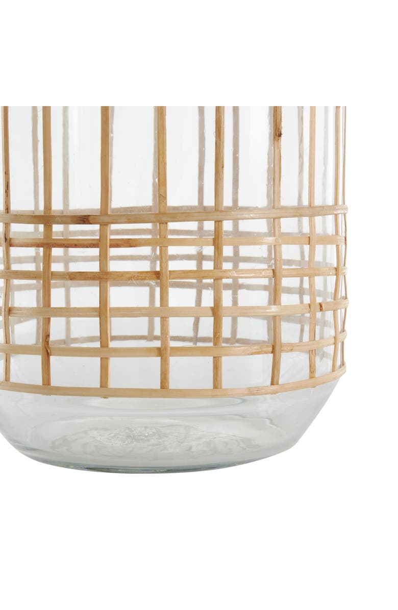 GINGER BIRCH STUDIO Set Of 2 Glass Vases, Alternate, color, Clear