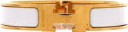 Pre-Owned Hermes Clic H Bracelet Enamel Narrow