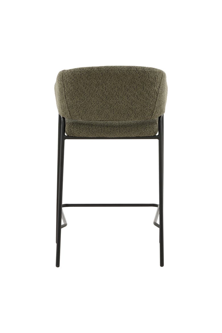 Catriona Bouclé Counter Stool - Set of 2, Alternate, color, Olive