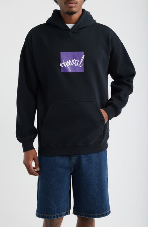 Rip Script Icon Graphic Hoodie