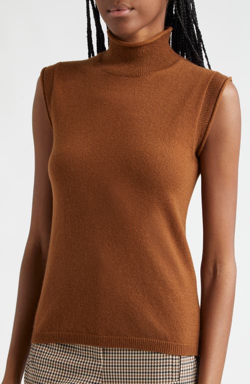 Veronica Beard Mahalia Cashmere Sweater Tank In Whisky