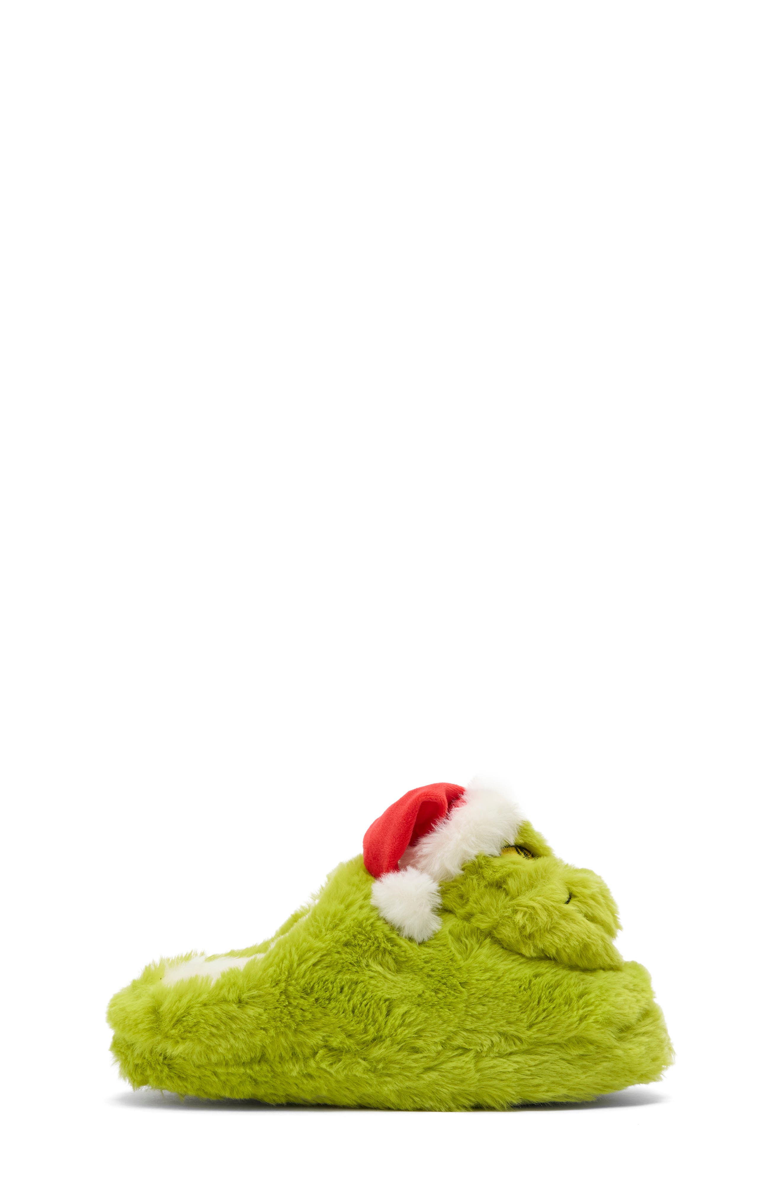 Kids' 3D Character Scuff Slipper, Alternate, color, GREEN