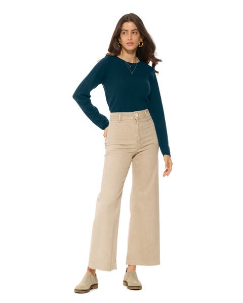 Ultralight Cashmere Raglan Crew Neck Sweater