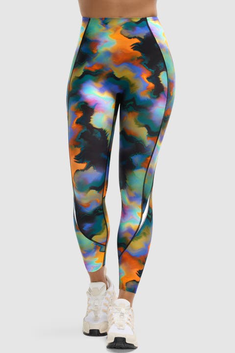 Printed PaceForm Laser Perforated Legging