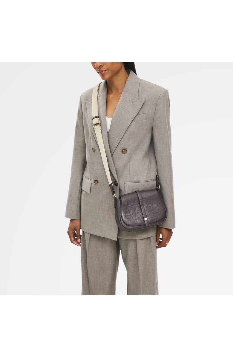 Radley Lulworth Road Mini Flapover Crossbody Bag, Alternate, color, Thunder