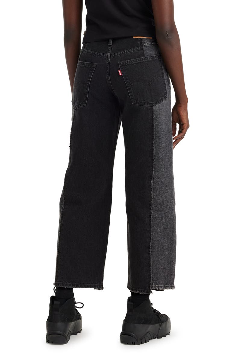 Levi's<sup>®</sup> Recrafted Crop Baggy Wide Leg Dad Jeans, Alternate, color, 