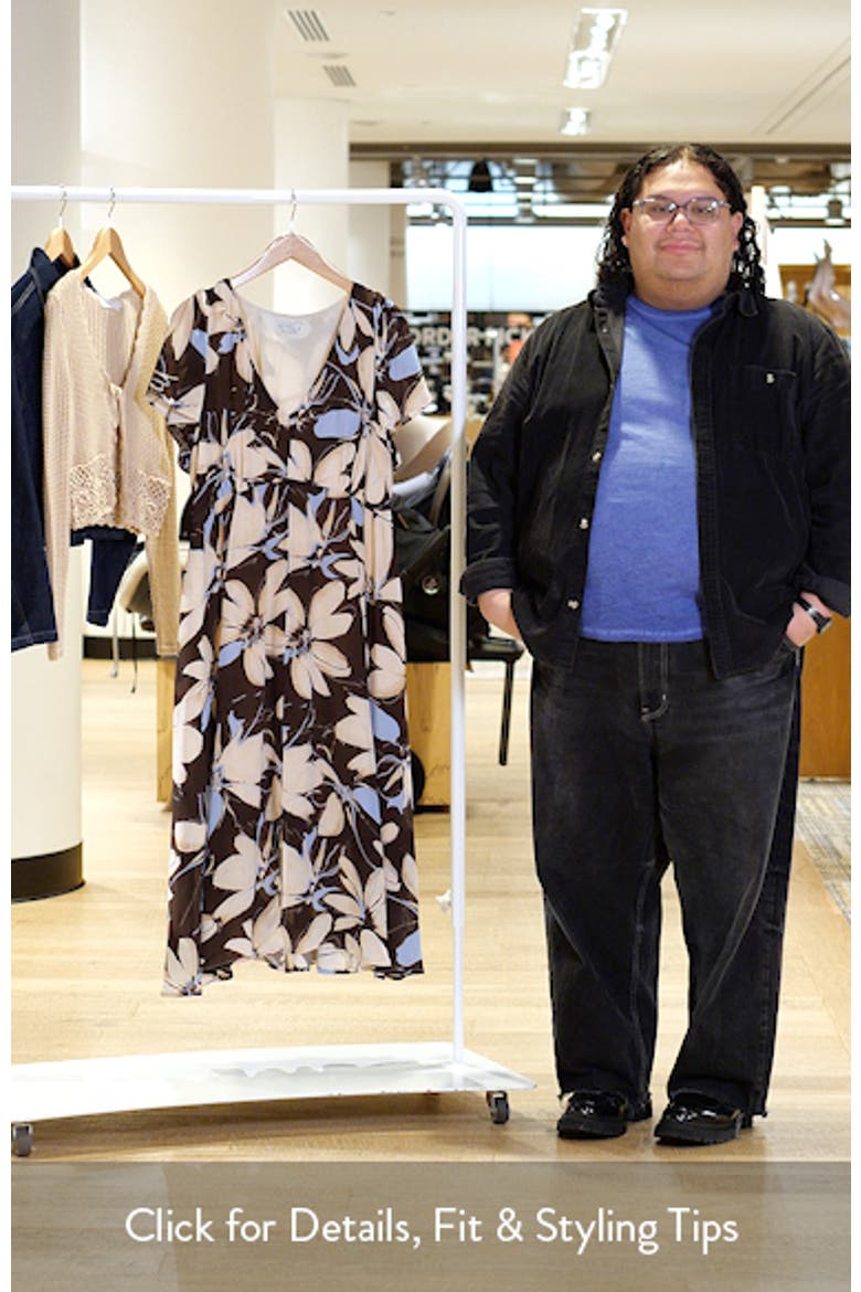 Caroline Floral Print Midi Dress video