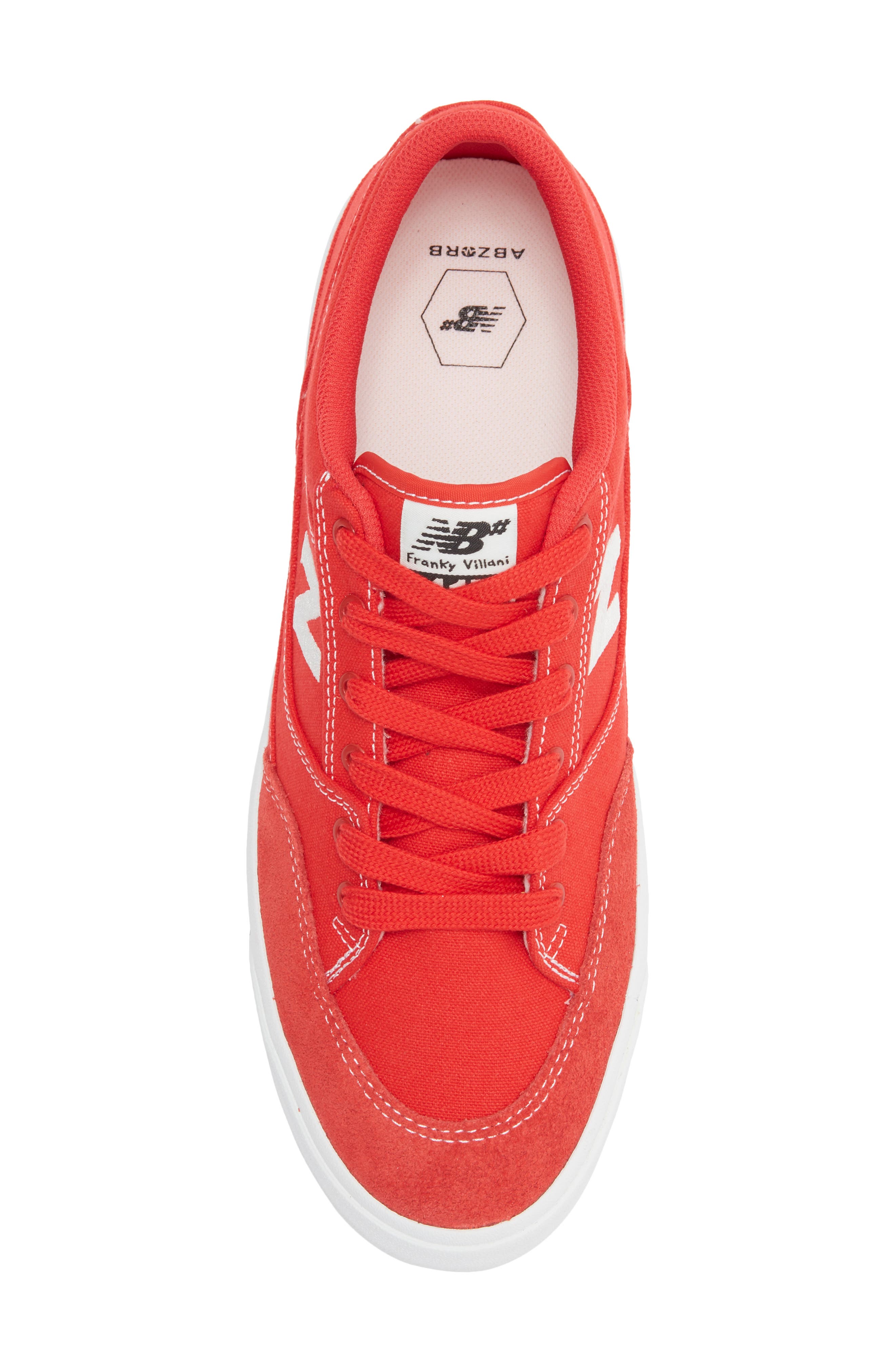 New Balance 417 Low Top Sneaker, Alternate, color, Red/ White