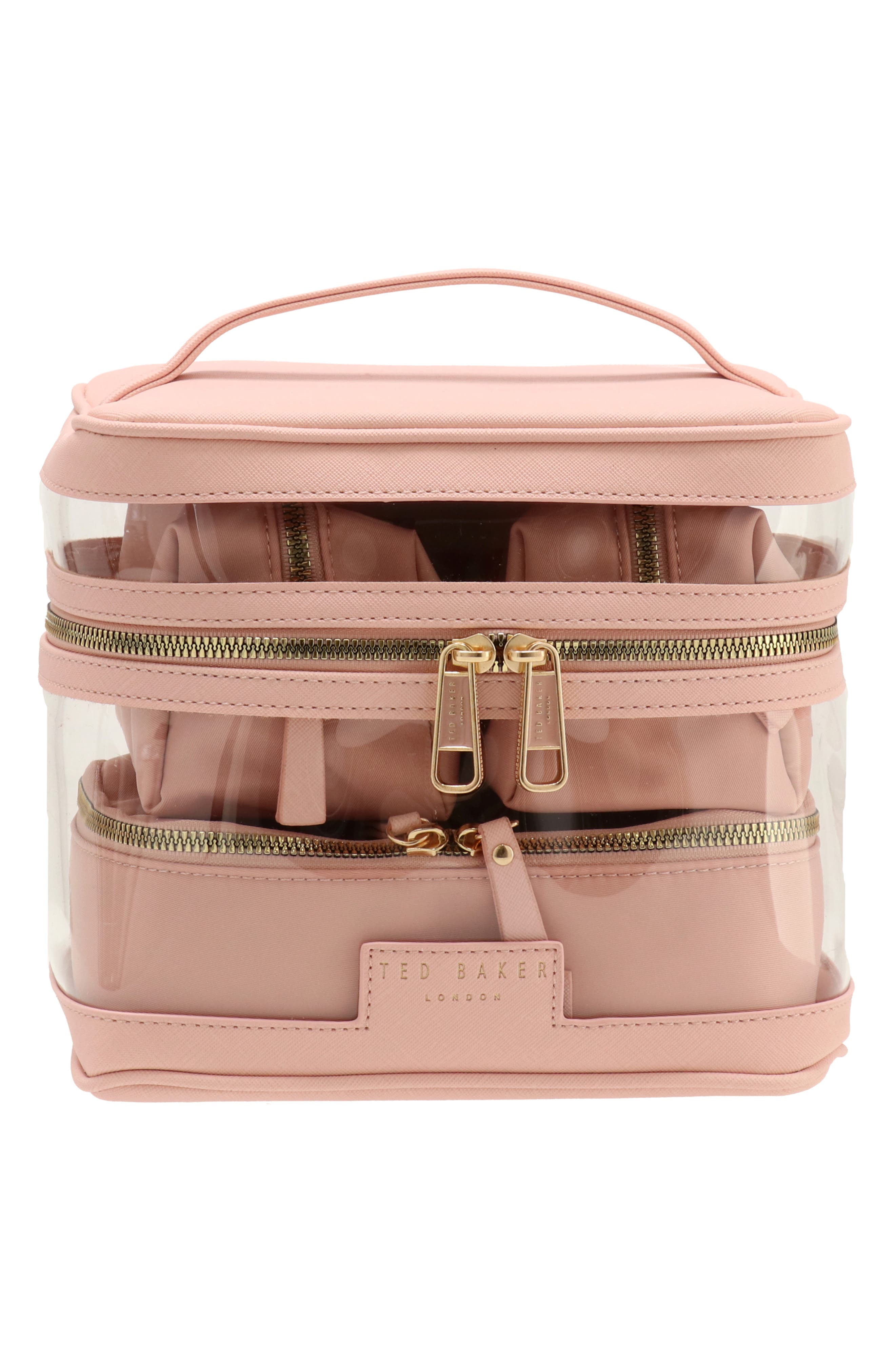 Ted Baker 4-Piece Train Case Set, Alternate, color, 