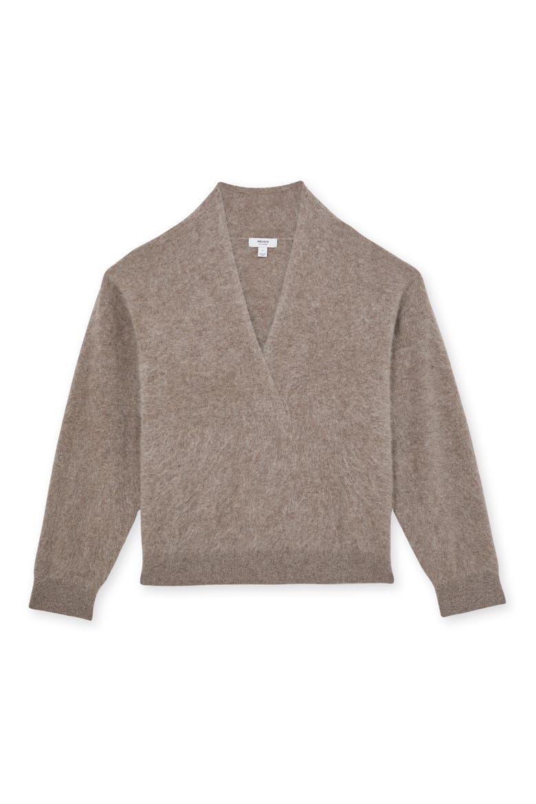 Milo V-Neck Cashmere Sweater, Alternate, color, OATMEAL NEUTRAL