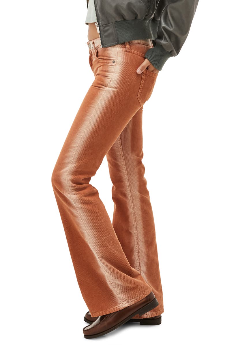 BDG Urban Outfitters Low Rise Washed Corduroy Flare Pants, Alternate, color,
