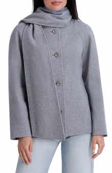 Scarf Collar Coat