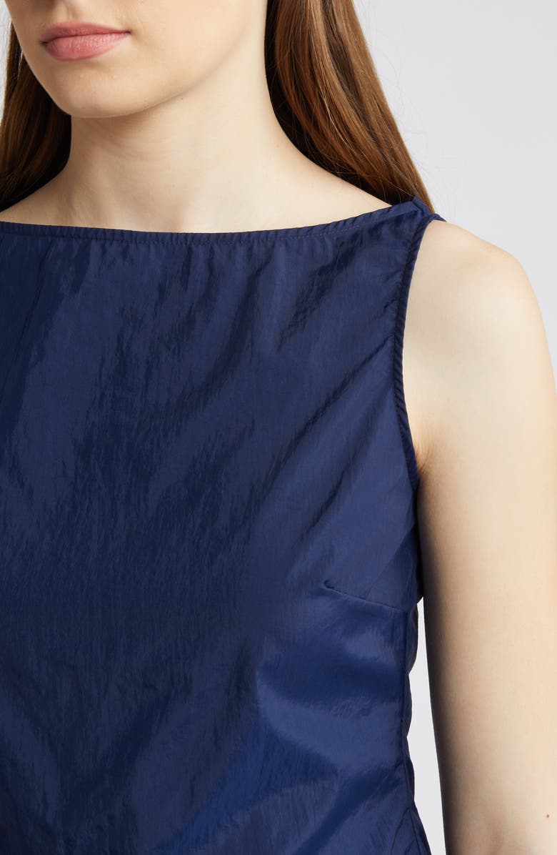 COMING OF AGE x Liberty London Heidi Rose Print Trim Nylon Top, Alternate, color, Navy / Heidi Rose Blue