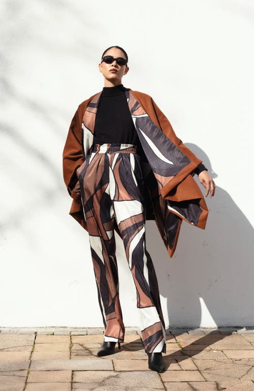 Diarrablu Leer Pants In Chiado Rust